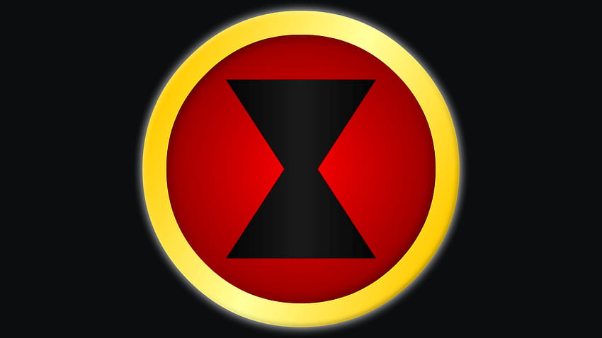 Black Widow Logo, Black Widow Logo Marvel HD wallpaper