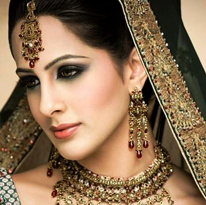 Piękno indyjskich kobiet, b, a, u, e, t, y Tapeta HD