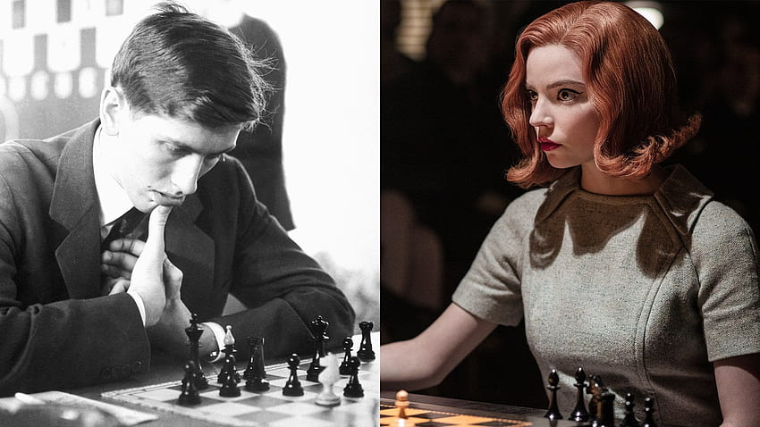prawdziwy Beth Harmon Bobby Fischer. .uk Tapeta HD
