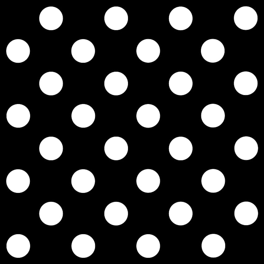 Black And White Polka Dot Background - PowerPoint Background for PowerPoint Templates, Black and White Polka Dots HD phone wallpaper