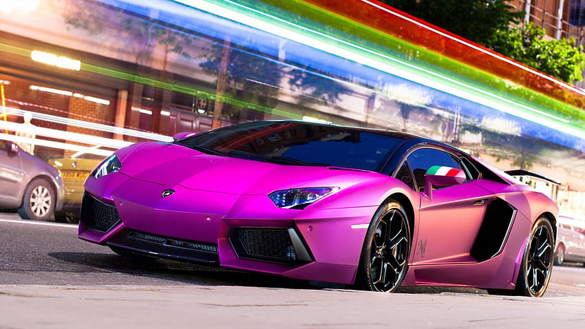 Lamborghini rosa, rosa, lambo, lamborghini papel de parede HD