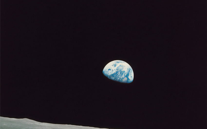 First Earth Rise, Apollo. MacBook, Earthrise HD wallpaper