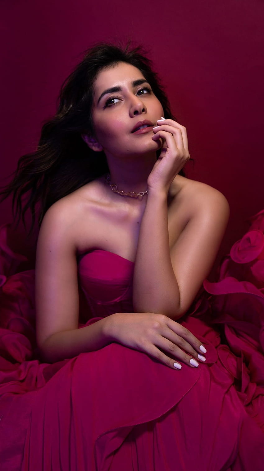 Rashi khanna, aktris telugu, model wallpaper ponsel HD