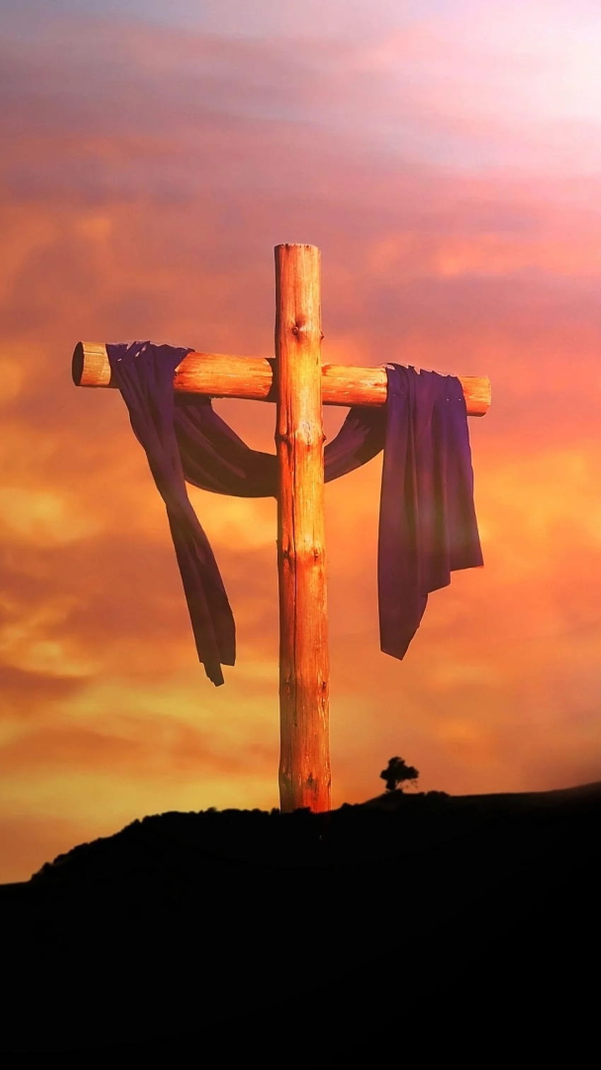 Jesus Cross, Jesus, Sunset Background HD phone wallpaper | Pxfuel