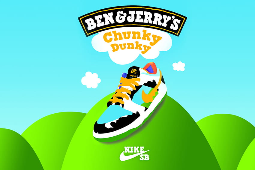 kyrie irving สูงในโรงเรียนมัธยม - Ietp - Ben & Jerry's x Nike SB Dunk Low Chunky Dunky Convict Info, Nike Dunk วอลล์เปเปอร์ HD