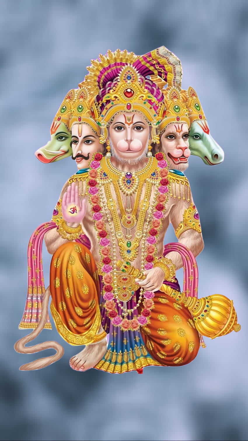 Shree Hanuman, Mahadev, Shiv, Gods, Panchmukhi, Bajrangbali, Ram HD 전화 배경 화면