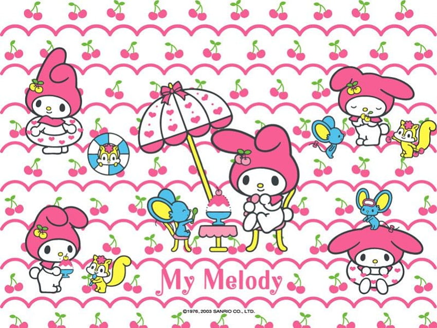 My Melody, sanrio, cute HD wallpaper