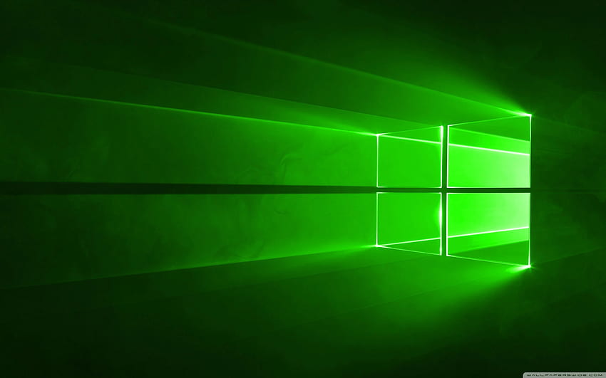 Windows 10 Green ❤ за • широк, Windows 10 Light HD тапет