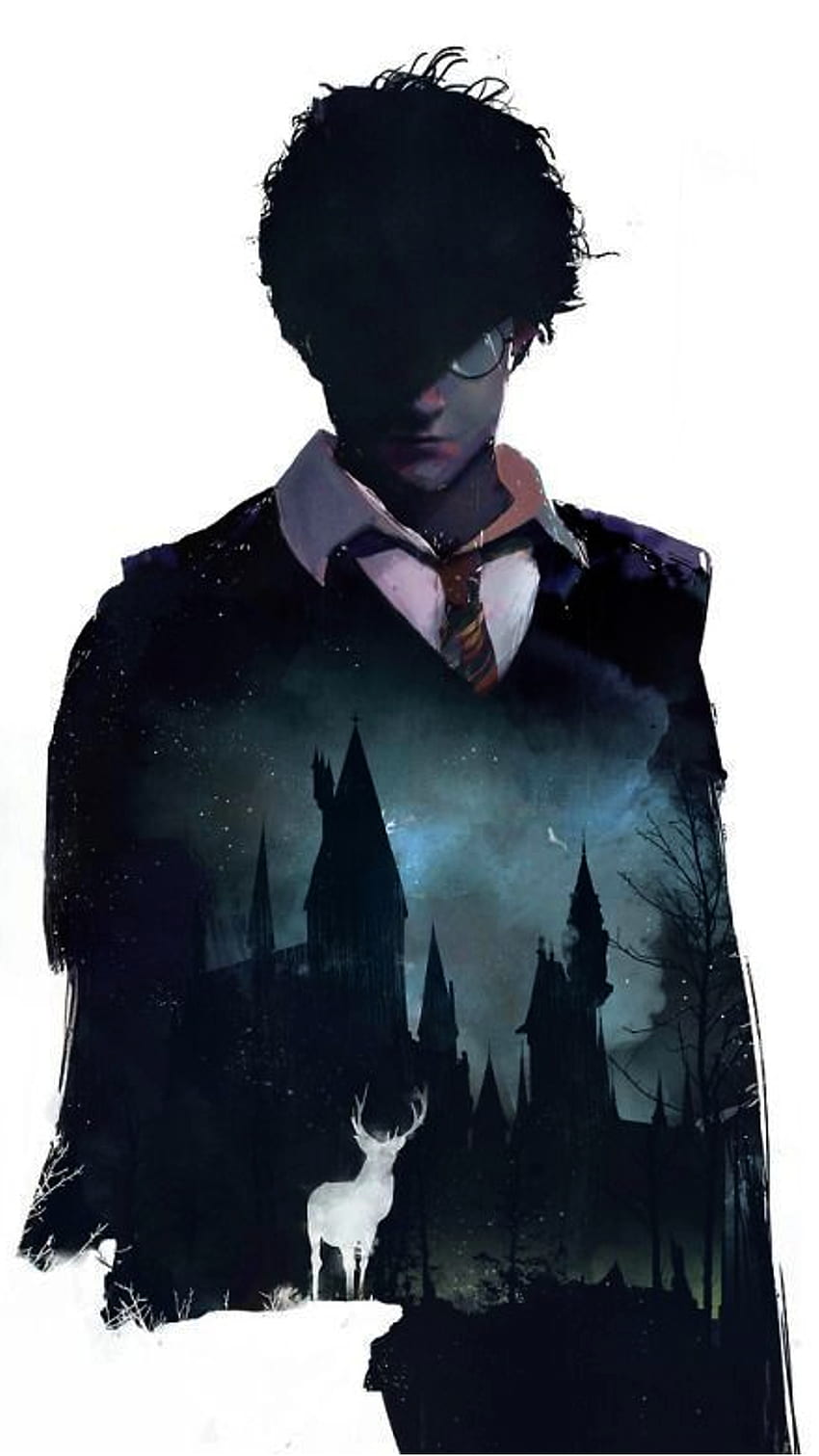 Harry Potter, magic, fantasy, harrypotter, potterhead, night, universe, hogwarts, gryffindor HD phone wallpaper