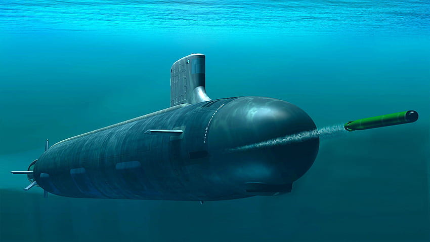 潜水艦と背景、原子力潜水艦 高画質の壁紙