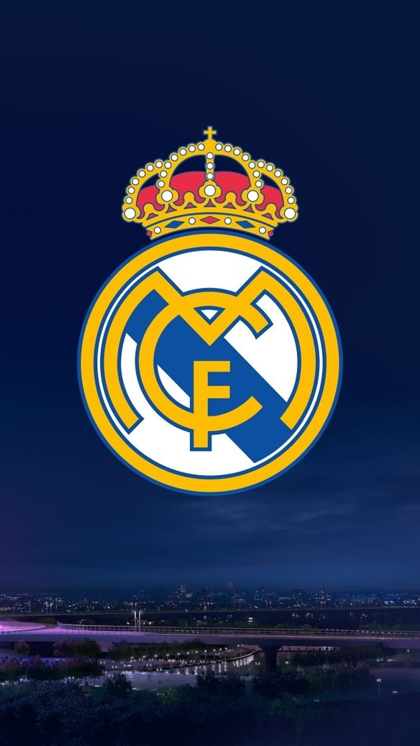 Real Madrid, Dark Theme, Logo, background HD phone wallpaper | Pxfuel