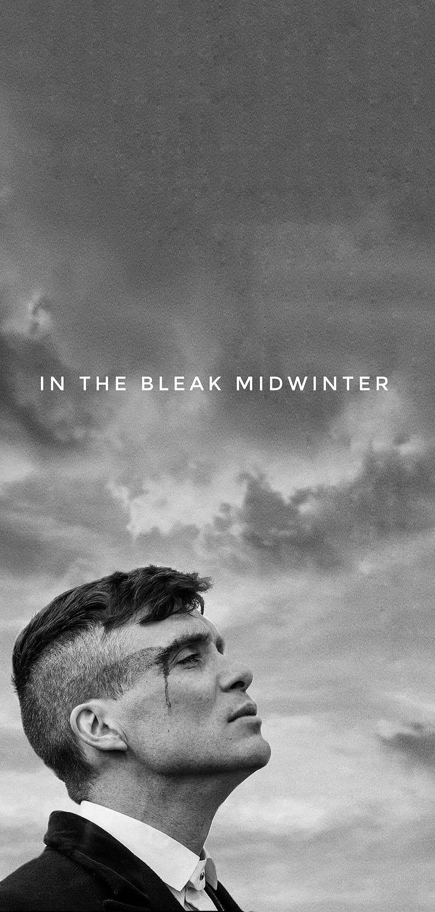 Peaky Blinders en el sombrío invierno, Peaky Blinders minimalista fondo de pantalla del teléfono