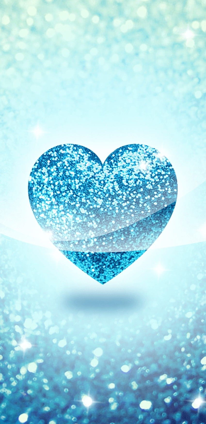 Aesthetic Dark Turquoise Black Heart, Mint Green Hearts HD phone wallpaper