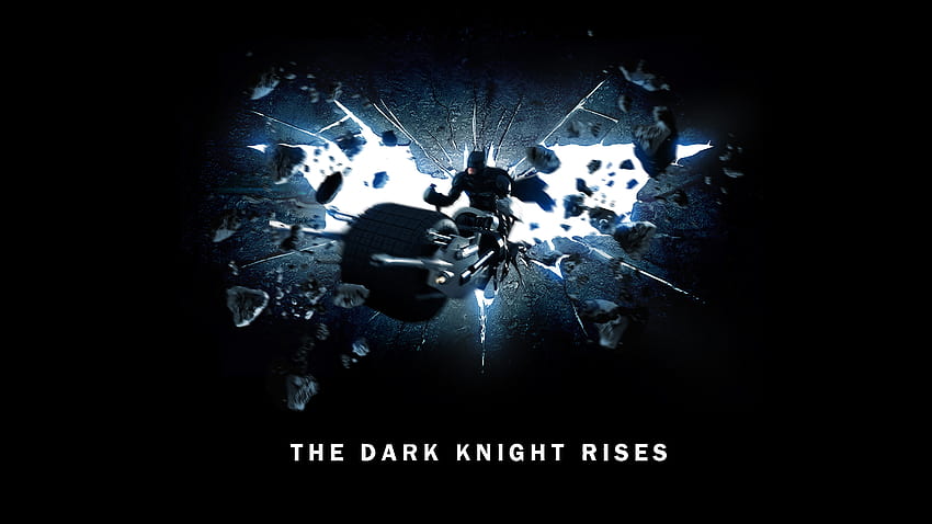 Película de 2012, The Dark Knight Rises, oscuro fondo de pantalla