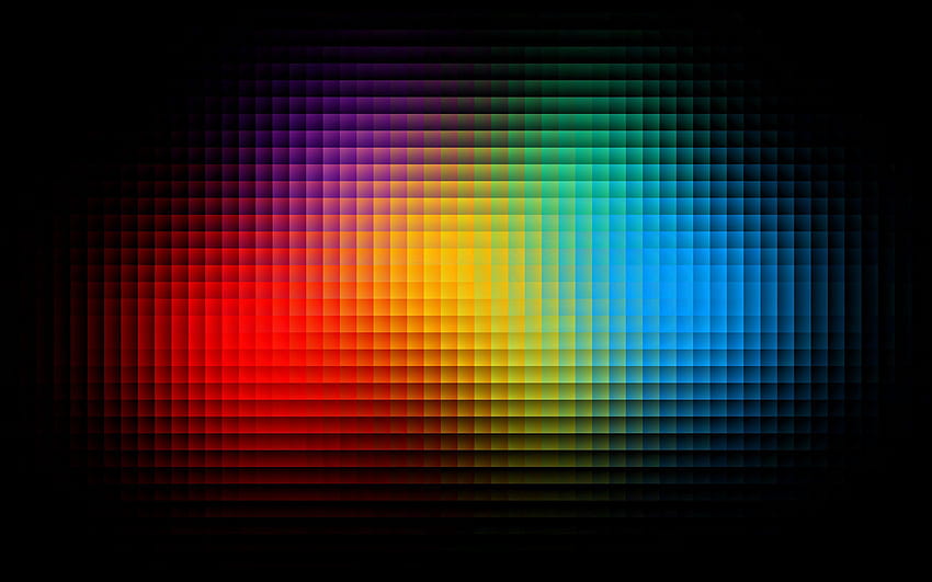 Abstrato, Brilho, Multicolorido, Motley, Brilho, Forma, Pixels papel de parede HD