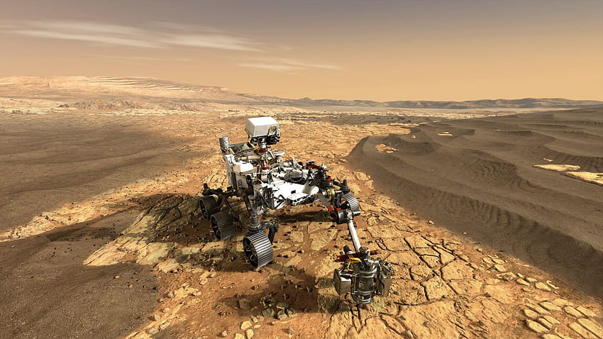 NASA Mars 2020 Rover będzie miał 23 kamery. Eksploracja kosmosu, powierzchnia Marsa Tapeta HD