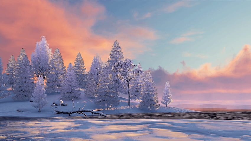 Peaceful Winter Scenes - , Peaceful Winter Scenes Background on Bat, Snow Winter HD wallpaper
