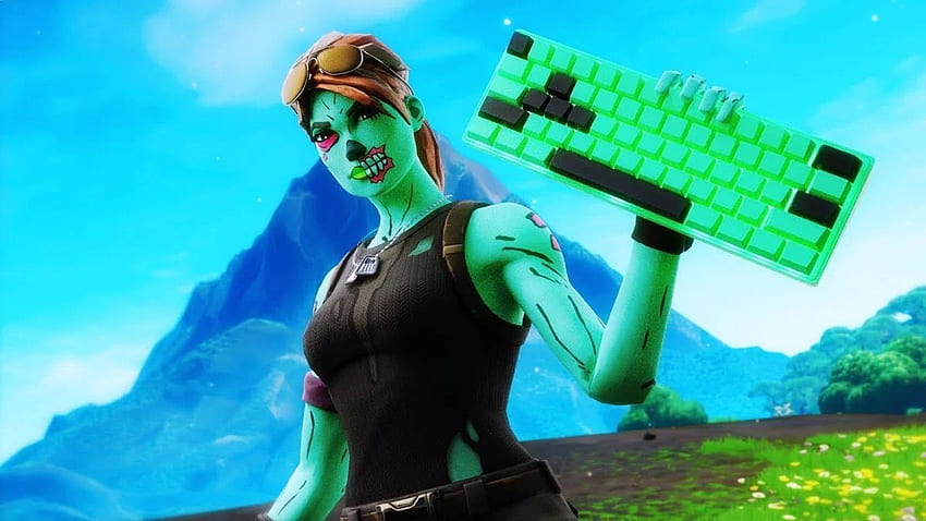 Og Ghoul Trooper Hintergrund: Fortnite Ghoul Trooper Holding Xbox Controller: Ho usato og ghoul trooper in duos fill, Cool Ghoul Trooper Sfondo HD