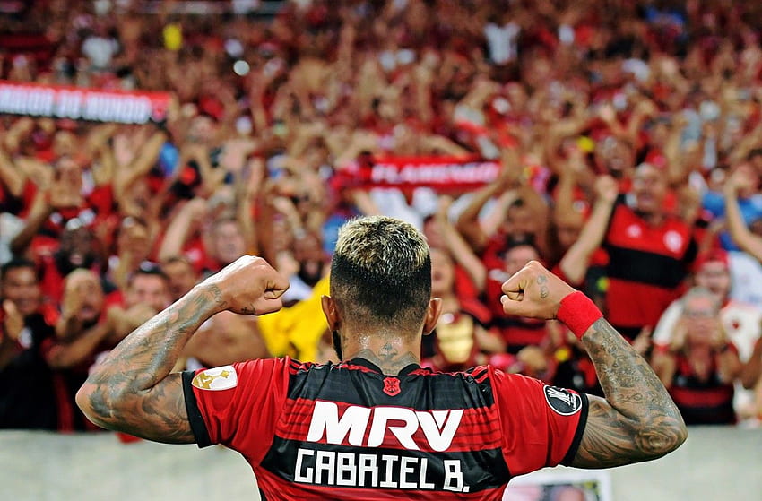 Exklusives Interview mit Gabigol von Flamengo, Flamengo FC HD-Hintergrundbild