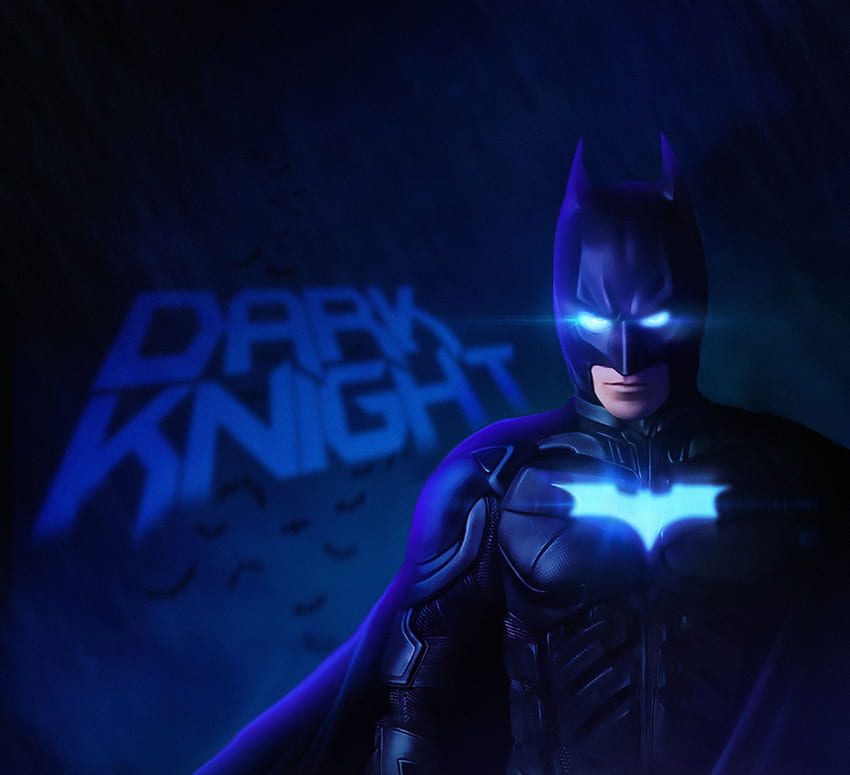 Pahlawan Super Biru, Logo Batman Biru Wallpaper HD
