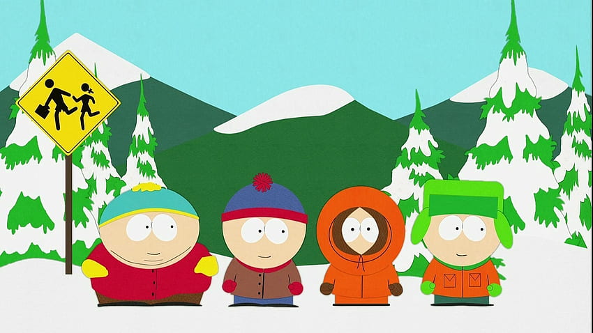 Fundo de South Park, Estética de South Park papel de parede HD