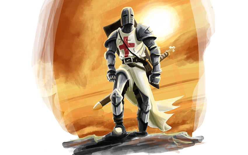 The Knights Templar – มีความผิดหรือไร้เดียงสา? การโต้เถียงที่โหมกระหน่ำ วอลล์เปเปอร์ HD