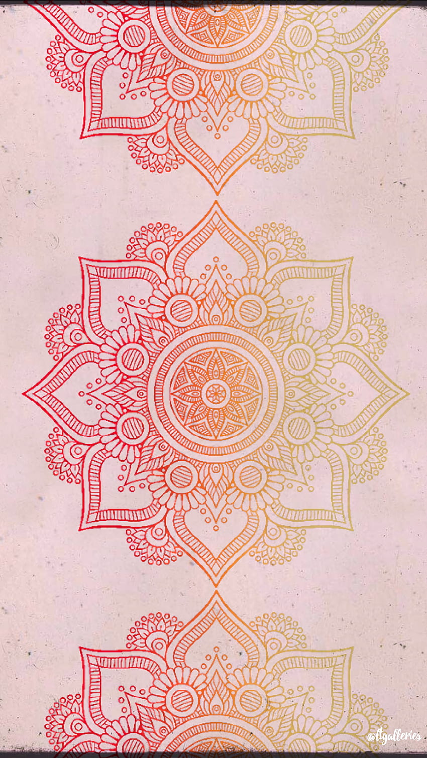 Mandala 2, art, colour, color, design, mandela HD phone wallpaper