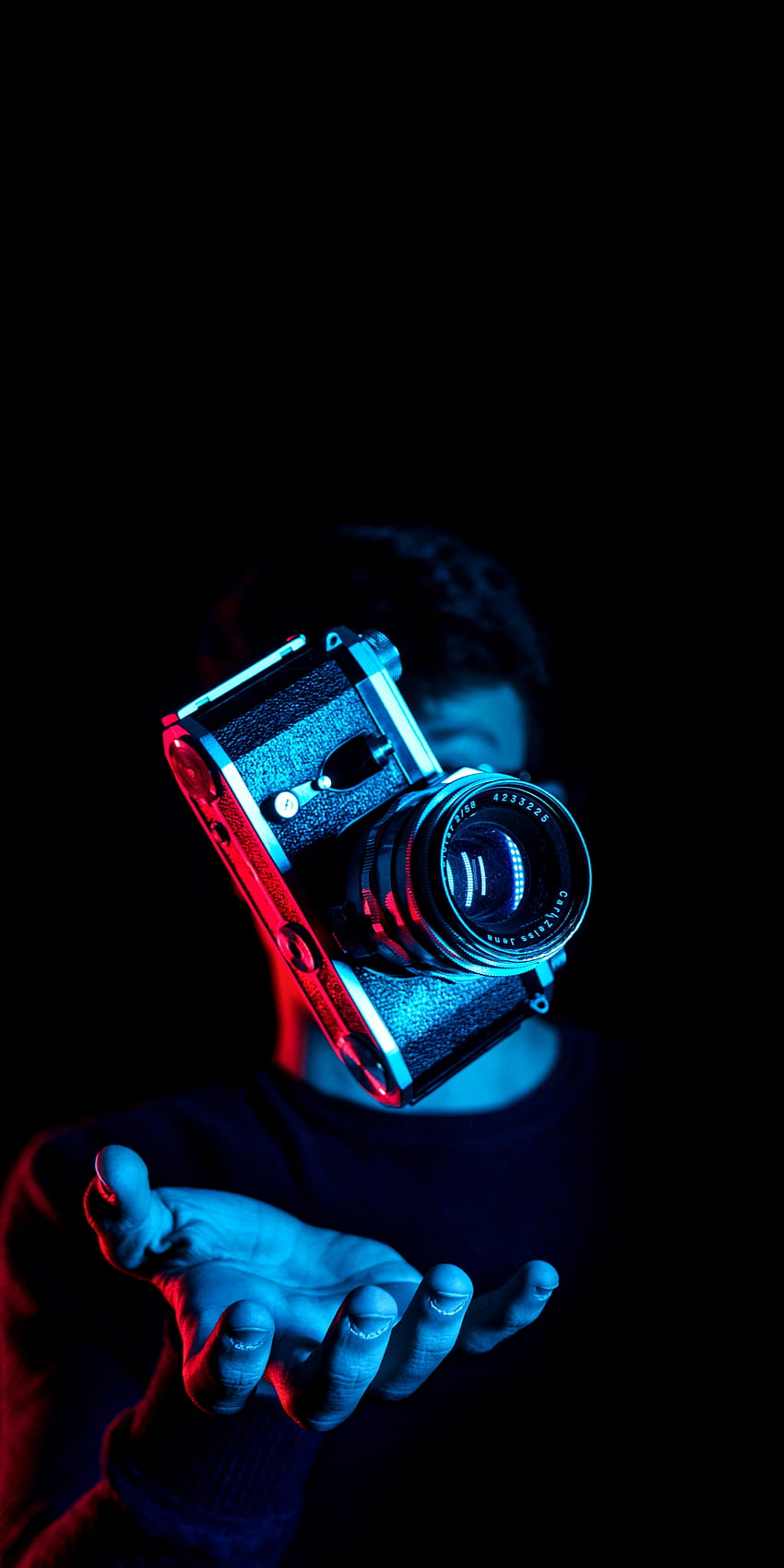 fotógrafo, iluminación automotriz, cámara réflex fondo de pantalla del teléfono
