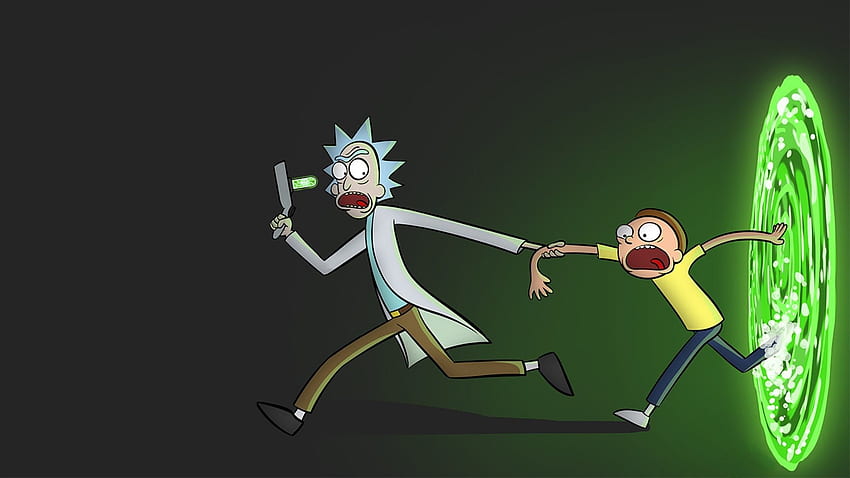 Program telewizyjny portalu Rick and Morty. Kreskówka, sezon Ricka i Morty'ego, plakat Ricka i Morty'ego, Rick i Morty Mac Tapeta HD