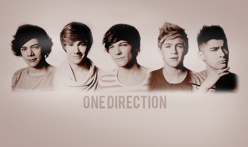 One Direction фон, One Direction лого HD тапет