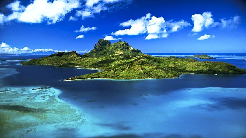 Ilha Maurício, Oceano Índico. ILHAS Milhas de Ilhas papel de parede HD