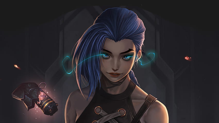 Blue Hair Jinx Arcane HD wallpaper | Pxfuel