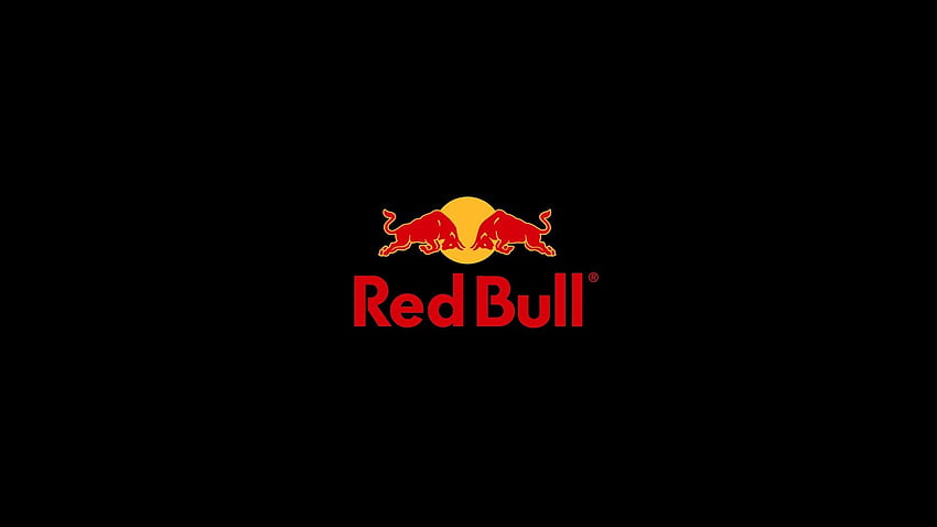 Red Bull, logo Black Bulls papel de parede HD