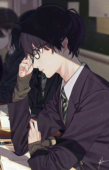 Anime boys with glasses HD wallpapers | Pxfuel
