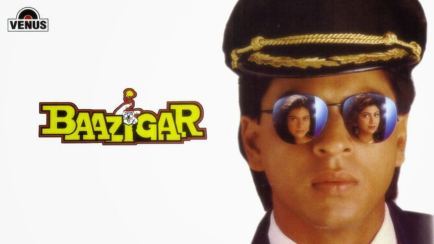 Sammlung von Filmhits und berühmten Dialogen von Shahrukh Khan Baazigar HD-Hintergrundbild