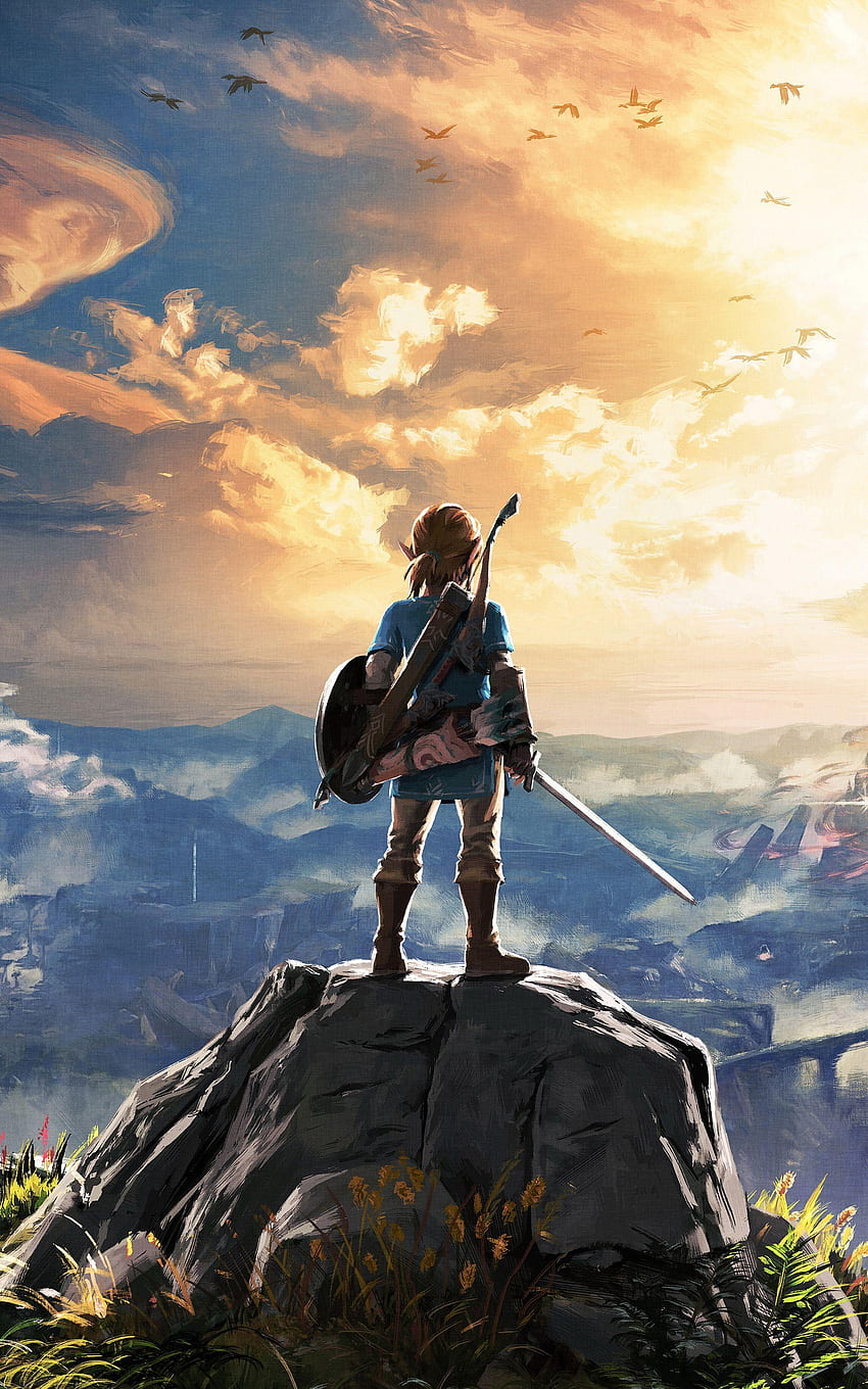 Zelda Mobile, Legende von Zelda BOTW HD-Handy-Hintergrundbild