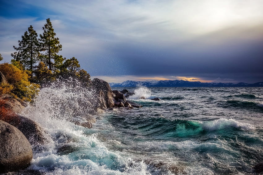 HD wallpaper: california lake tahoe 2560x1600 Nature Lakes HD Art |  Wallpaper Flare