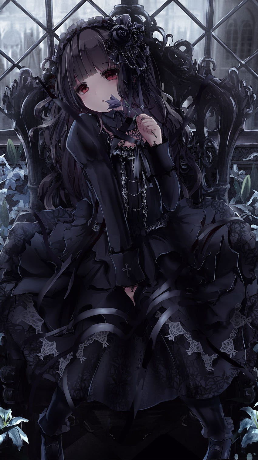 gothic victorian anime girl
