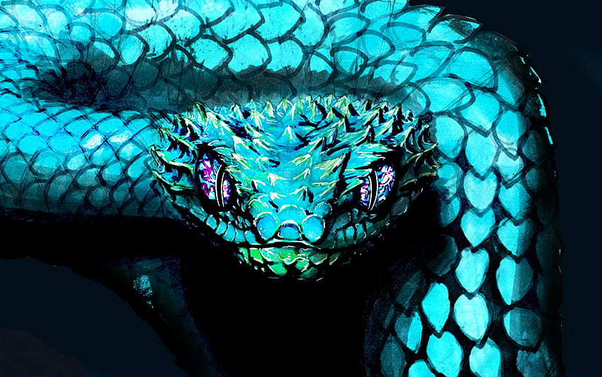 Snakes Painting Oil, Snake Art HD wallpaper | Pxfuel