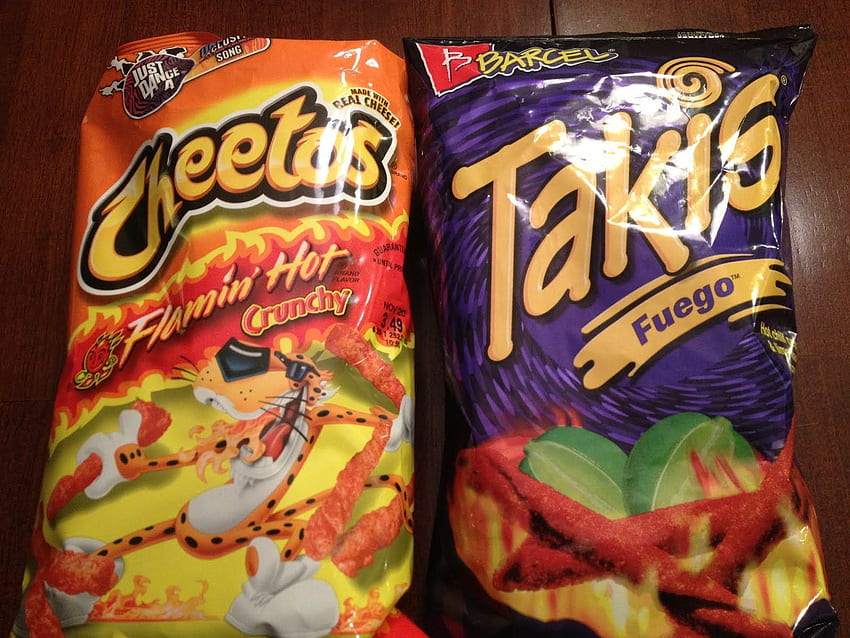 The Tangeman Family Blog: Hot Cheetos & Takis. Sleepover food, Hot chip, American snacks, Hot Chips HD wallpaper
