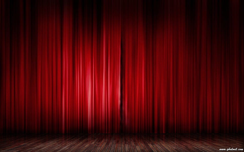 Stage Curtain, Theatre Stage HD wallpaper