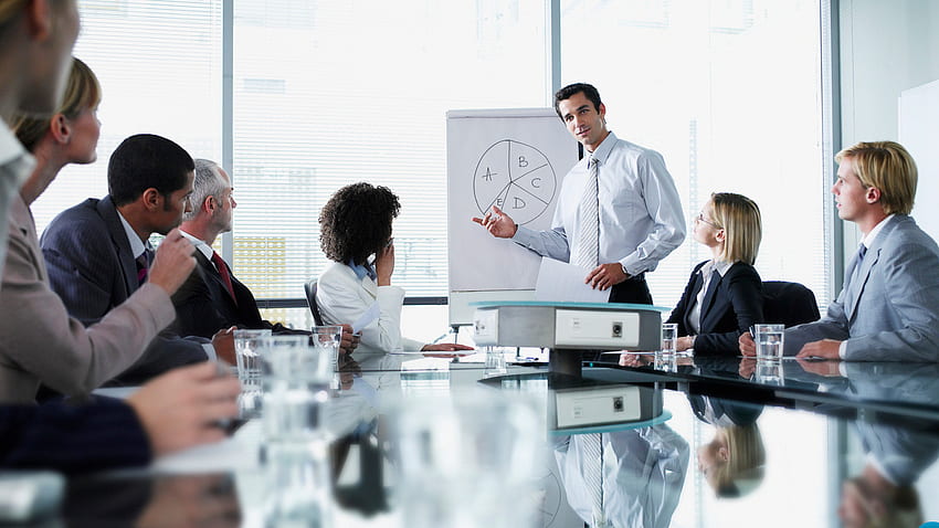 Business-Training, Corporate Meeting HD-Hintergrundbild