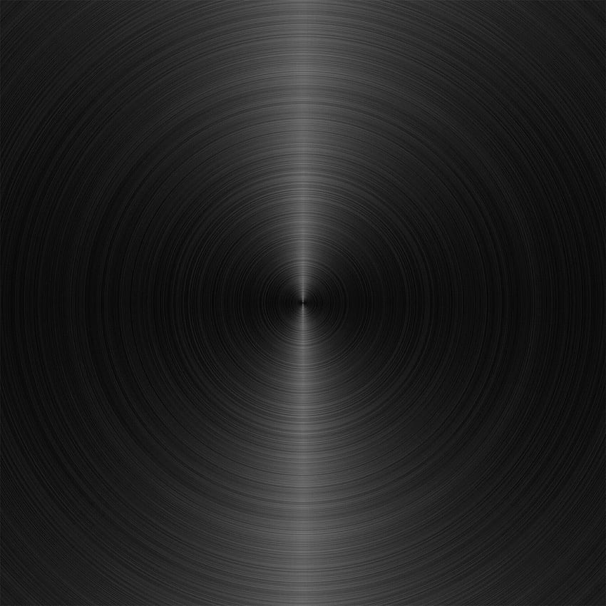 Círculo de metal textura redonda padrão cinza escuro Papel de parede de celular HD