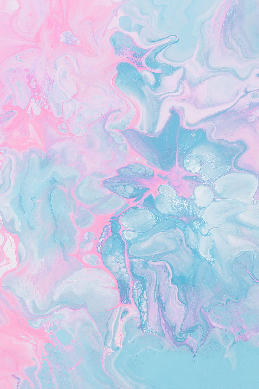 Abstract, Pink, Divorces, Liquid, Mixing HD phone wallpaper