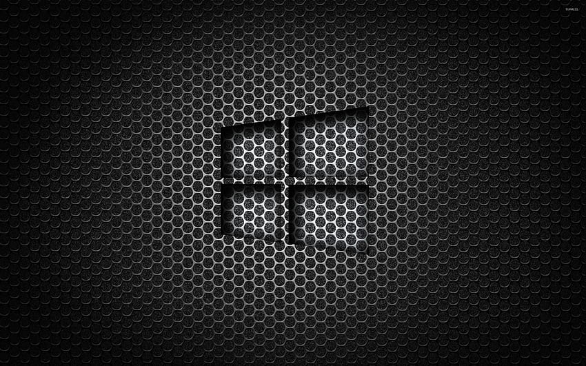 ハニカムパターンのWindows 10透明ロゴ 高画質の壁紙