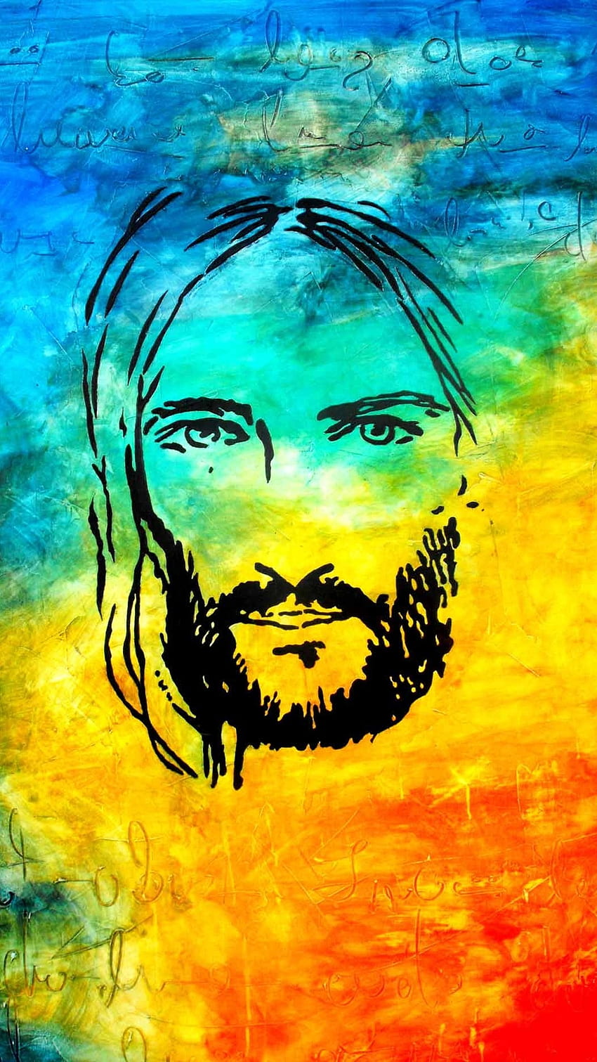 Papa Yesus, Seni Modern Yesus wallpaper ponsel HD