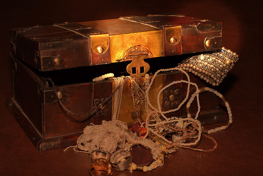 Coins, Treasure chest coffer. Mocah HD wallpaper | Pxfuel