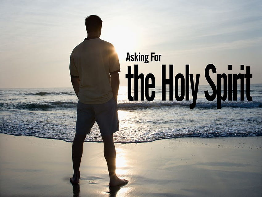 Christian graphy: Asking Holy Spirit on Shore HD wallpaper