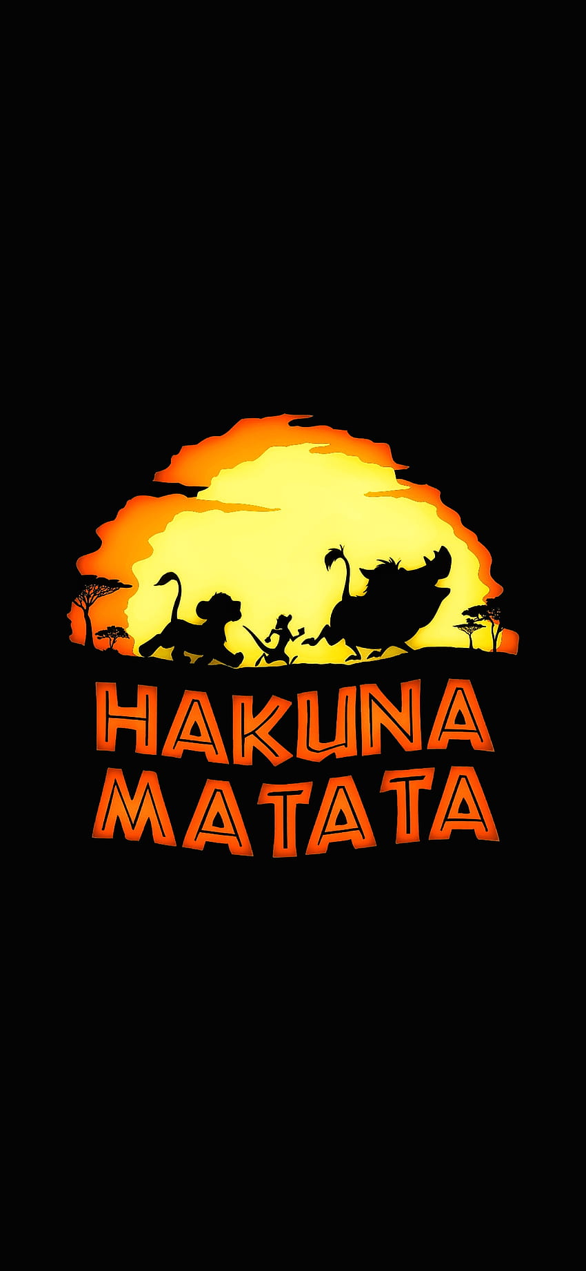 Hakuna matata, simbolo, manica Sfondo del telefono HD