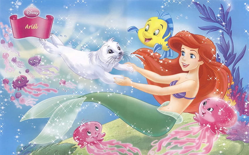Disney-Prinzessin Ariel, Ariel-Laptop HD-Hintergrundbild